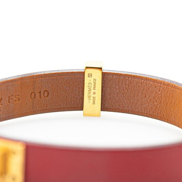 HERMES Red Charm Bracelet - Picture 6 of 9